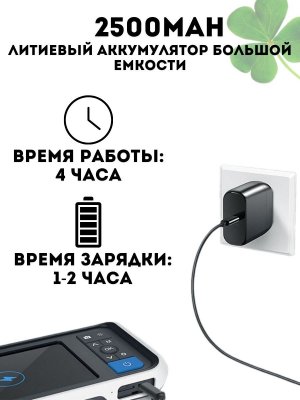 Портативный цифровой отоскоп CleverTech, 4,5 дюйма с ЖК-экраном
