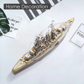 Металлический 3D пазл "Линкор Nagato" CleverTech, 199 элементов