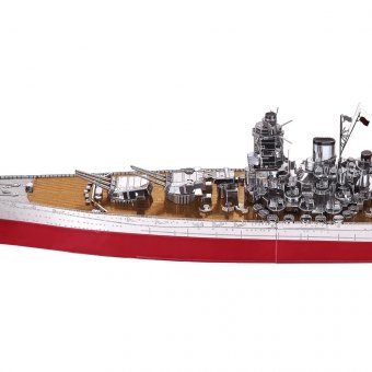 Металлический 3D пазл "Линкор Yamato" CleverTech, 245 элементов