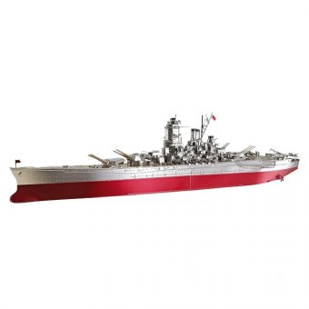 Металлический 3D пазл "Линкор Yamato" CleverTech, 245 элементов