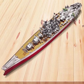 Металлический 3D пазл "Линкор Yamato" CleverTech, 245 элементов