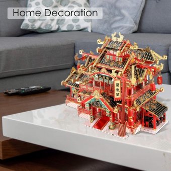 Металлический 3D пазл "Китайский ресторан" CleverTech, 215 элементов