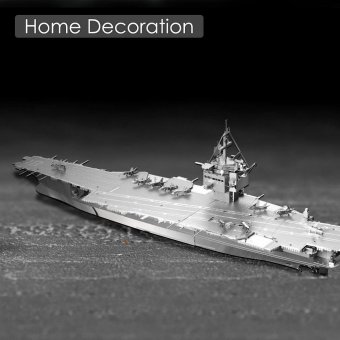 Металлический 3D пазл "Ударный авианосец USS Enterprise (CVN-65)" CleverTech, 130 элементов