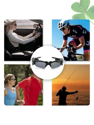 Очки спортивные солнцезащитные, Bluetooth стереонаушники CleverTech, смарт