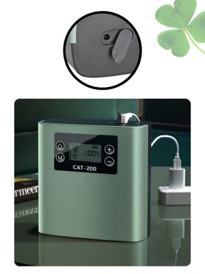Тихий аквариумный аэратор CleverTech с LCD дисплеем, 8 скоростей