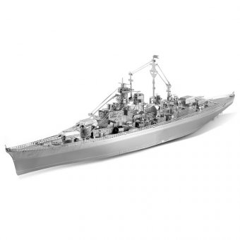 Металлический 3D пазл "Линкор Bismarck (1939)" CleverTech, 207 элементов