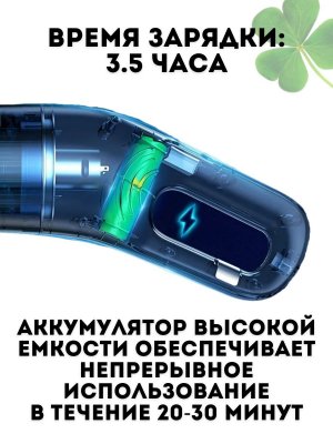 Беспроводной пылесос для авто, дома и офиса CleverTech 3 в 1