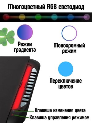 Стол компьютерный игровой для геймера CleverTech, 110х60х75 см