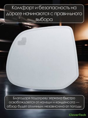 Зеркальный элемент левый с обогревом, автозатемнением, слепыми зонами LR Range Rover L460 5е поколоние