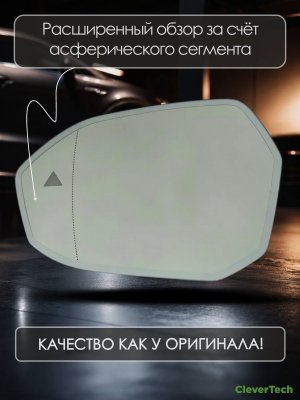 Зеркальный элемент левый с обогревом, автозатемнением и слепыми зонами BMW 5 7 i5 i7 серии G60 G61 G68 G70