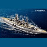 Металлический 3D пазл "Линкор Nagato" CleverTech, 199 элементов