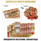 Металлический 3D пазл "Китайский ресторан" CleverTech, 215 элементов
