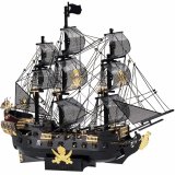 Металлический 3D пазл, корабль "Чёрная жемчужина" CleverTech, 307 элементов