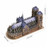 Металлический 3D пазл "Нотр-Дам-де-Пари" CleverTech, 382 элементов