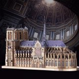 Металлический 3D пазл "Нотр-Дам-де-Пари" CleverTech, 382 элементов