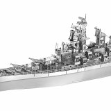 Металлический 3D пазл "Линкор USS Missouri BB-63" CleverTech, 155 элементов