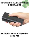 Велосипедный мощный фонарь CleverTech 6 LED, влагозащищенный