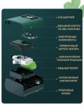 Тихий аквариумный аэратор CleverTech с LCD дисплеем, 8 скоростей