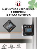 Угломер цифровой с лазерным уровнем CleverTech, 2 в 1, ЖК-дисплей