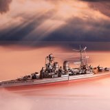 Металлический 3D пазл "Линейный крейсер HMS Hood (1918)" CleverTech, 270 элементов