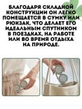 Вентилятор на шею портативный CleverTech, складной с USB, 3 режима