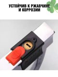 Замок противоугонный для велосипеда, с ключами CleverTech, 20 см
