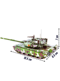 Металлический 3D пазл танк "99A Main Battle Tank" CleverTech, 233 элемента