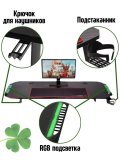 Стол компьютерный игровой для геймера CleverTech, 140х60х75 см
