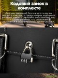 Мотосумка для мотоцикла боковая, кожаная CleverTech 33х25х13см